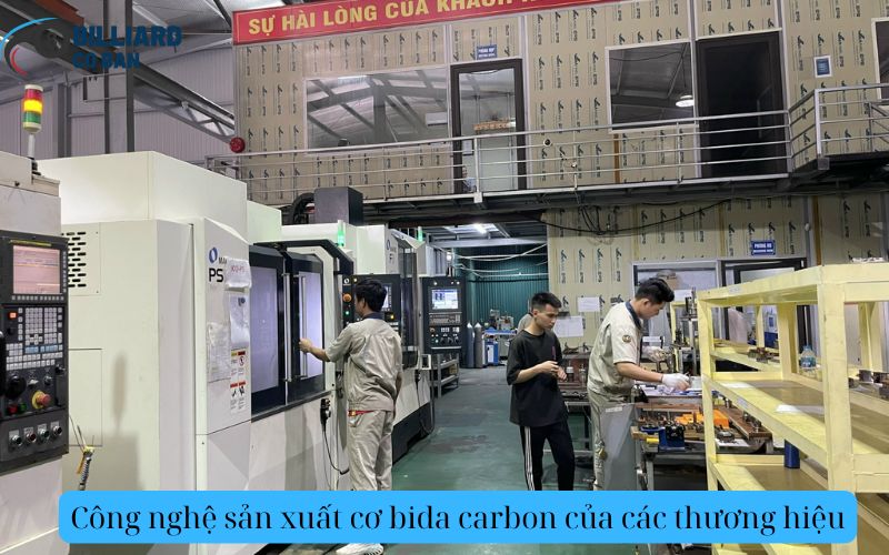 Công nghệ sản xuất cơ bida carbon của các thương  hiệu
