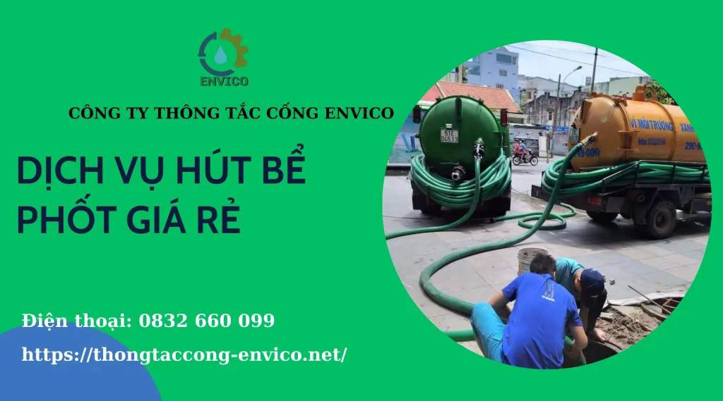 hút bể phốt ENVICO